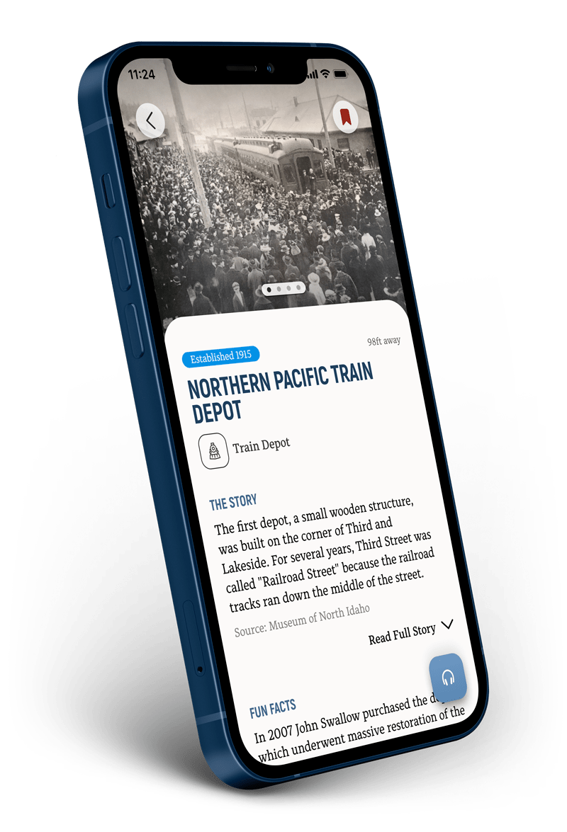 History card view on mobile device.